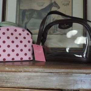 NWT Kate Spade Sylvia See-through Lia Dot Dome Crossbody